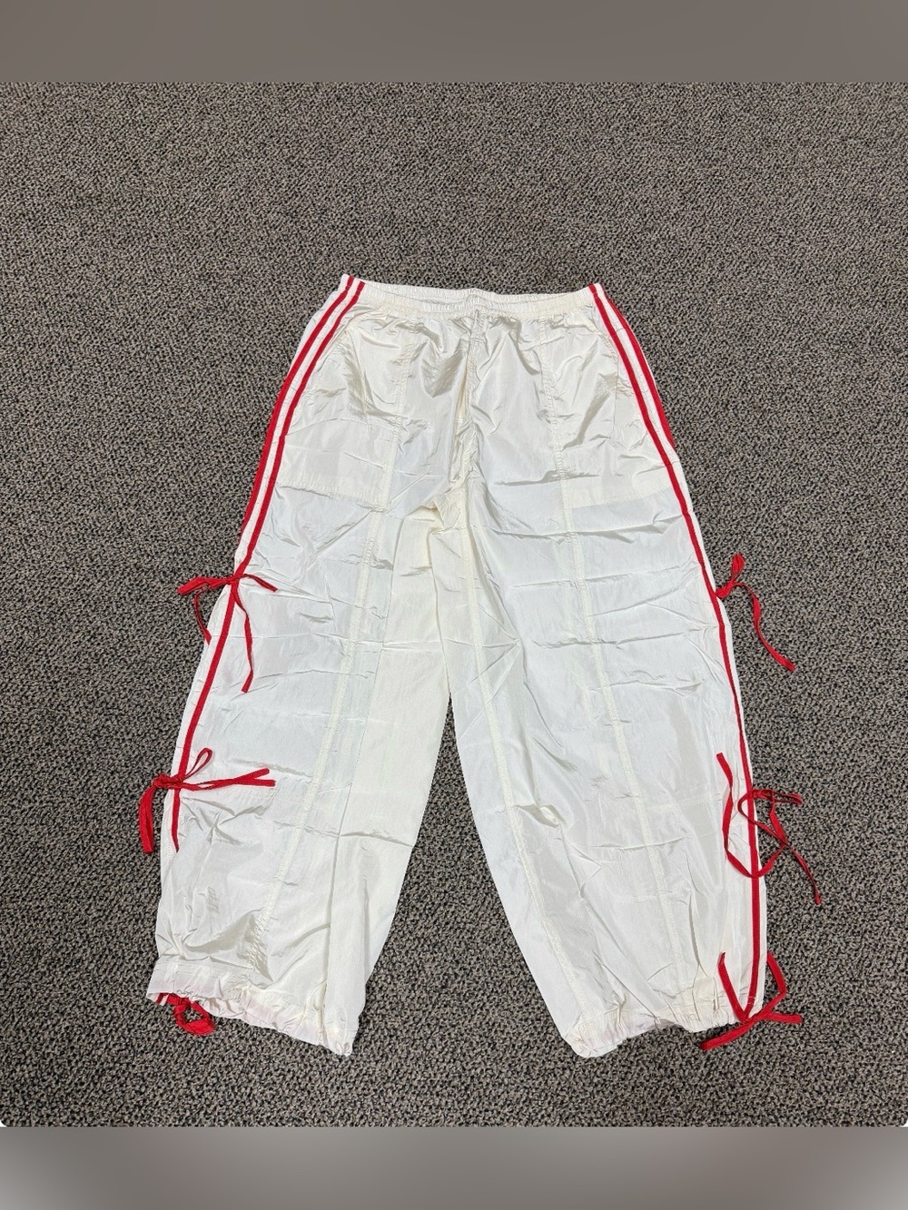 Track Pants with Red Trim